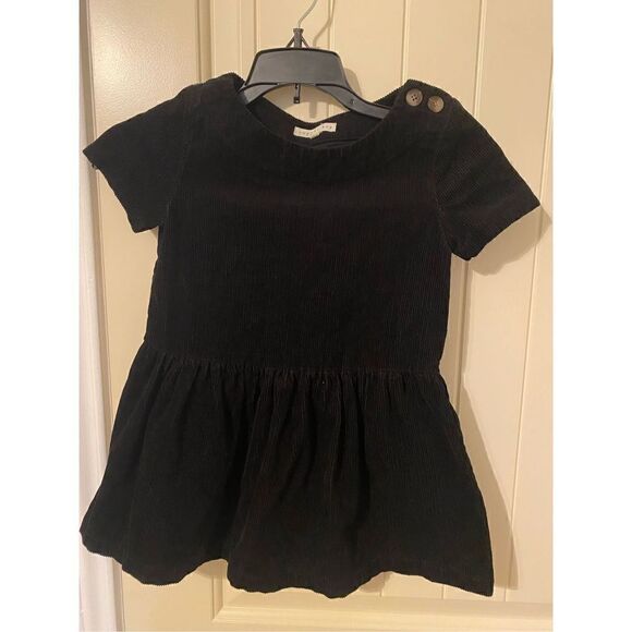 Copper Key Children’s Black Corduroy Dress - Size 4 - Picture 1 of 9